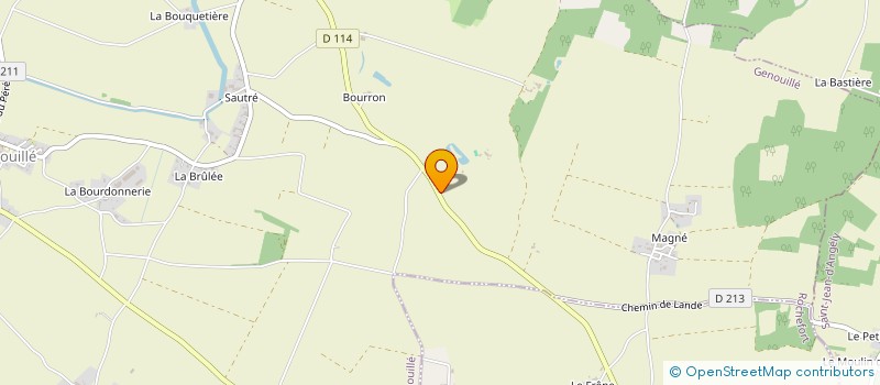 localisation de l'entreprise LE DOMAINE DE FONTSAUZINE  GENOUILLE