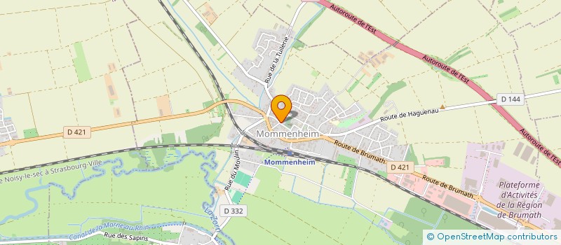 localisation de l'entreprise LE DOMAINE DE JADE  MOMMENHEIM