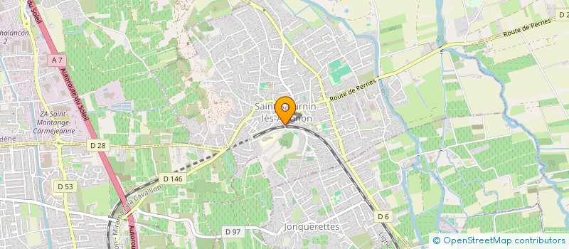 localisation de l'entreprise LE DOMAINE DE JEANINE  SAINT-SATURNIN-LES-AVIGNON