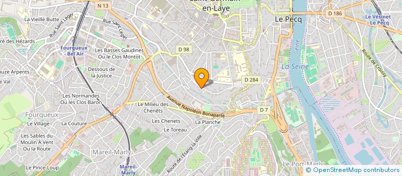 localisation de l'entreprise LE DOMAINE DE JUMA  SAINT-GERMAIN-EN-LAYE