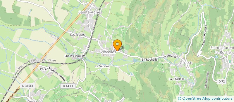 localisation de l'entreprise LE DOMAINE DE L'AIGLE A DEUX TETES  VAL-SONNETTE