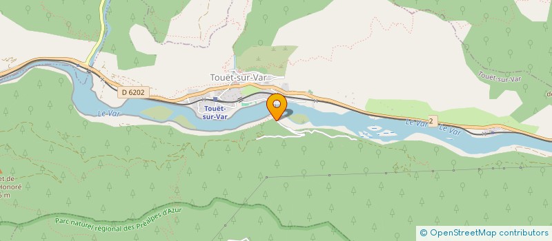 localisation de l'entreprise LE DOMAINE DE L'AMITIE  TOUET-SUR-VAR