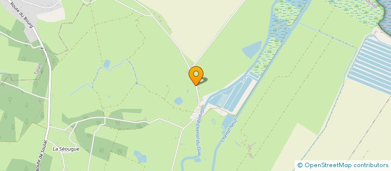 localisation de l'entreprise LE DOMAINE DE L'EAU CLAIRE  SAINT-VIVIEN-DE-MEDOC