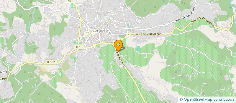 localisation de l'entreprise LE DOMAINE DE LA CHAPELLE  LORGUES