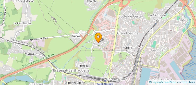 localisation de l'entreprise LE DOMAINE DE LA FAMILLE  TRIGNAC