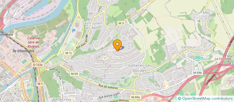 localisation de l'entreprise LE DOMAINE DE LA FEE VERTE  METZ