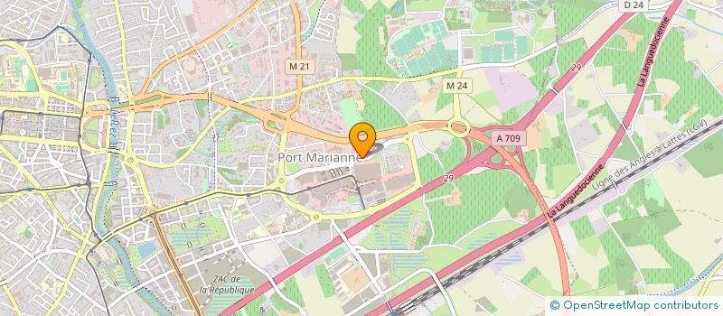localisation de l'entreprise LE DOMAINE DE LA GRANGE  MONTPELLIER