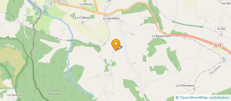 localisation de l'entreprise LE DOMAINE DE LA MOTTE à LALACELLE