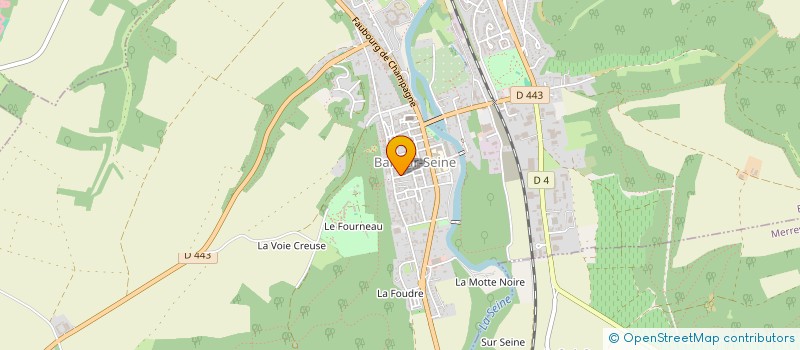 localisation de l'entreprise LE DOMAINE DE LA MOTTE NOIRE  BAR-SUR-SEINE