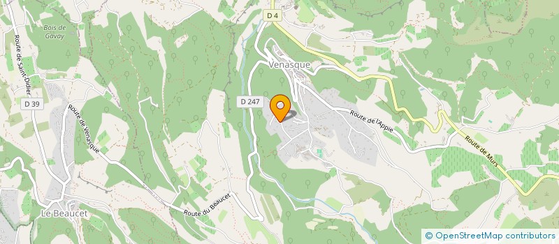 localisation de l'entreprise LE DOMAINE DE LA NAUQUE à VENASQUE