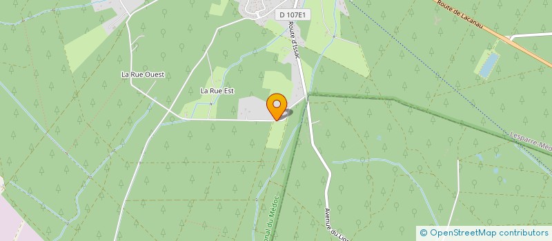 localisation de l'entreprise LE DOMAINE DE LA PETITE LANDE à SALAUNES