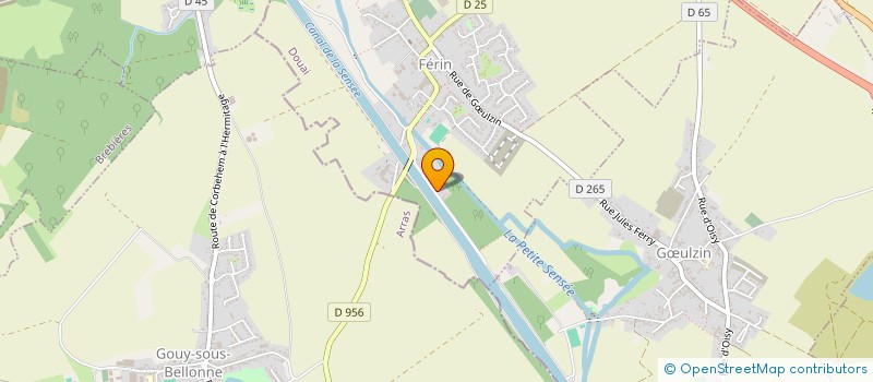 localisation de l'entreprise LE DOMAINE DE LA PETITE SENSEE  FERIN