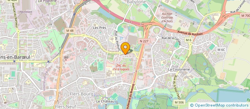 localisation de l'entreprise LE DOMAINE DE LA POMMERAIE à VILLENEUVE-D'ASCQ