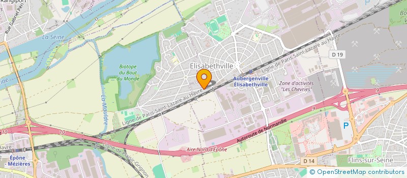 localisation de l'entreprise LE DOMAINE DE LA ROSE  AUBERGENVILLE