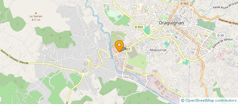 localisation de l'entreprise LE DOMAINE DE LA TRUFFE à DRAGUIGNAN