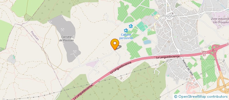 localisation de l'entreprise LE DOMAINE DE MADAME  POUSSAN