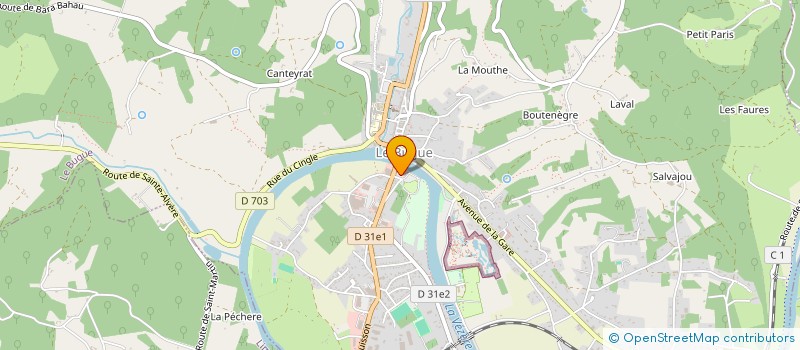 localisation de l'entreprise LE DOMAINE DE MALEFON  SAINT-AVIT-DE-VIALARD