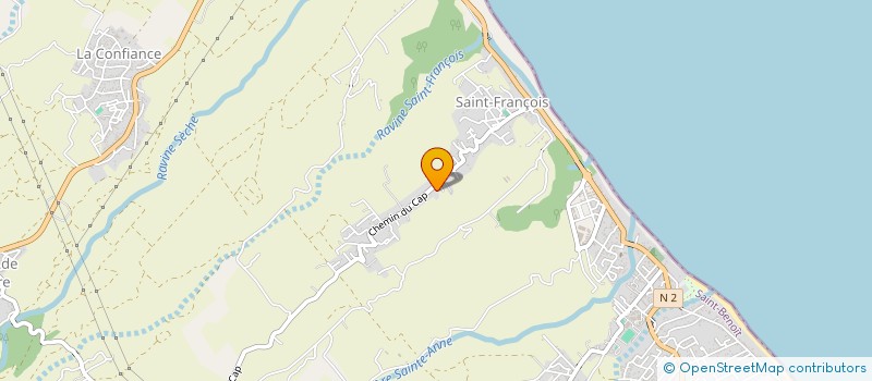 localisation de l'entreprise LE DOMAINE DE MELOSIE  SAINT-BENOIT