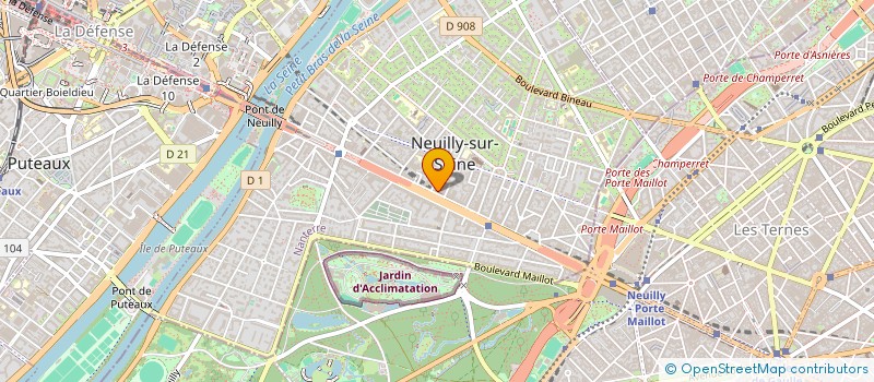 localisation de l'entreprise LE DOMAINE DE MONTIGNY à NEUILLY-SUR-SEINE