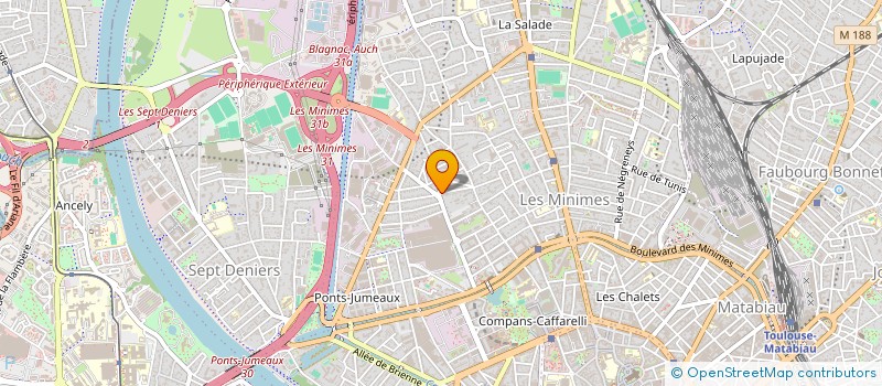 localisation de l'entreprise LE DOMAINE DE PAPOU 3 à TOULOUSE