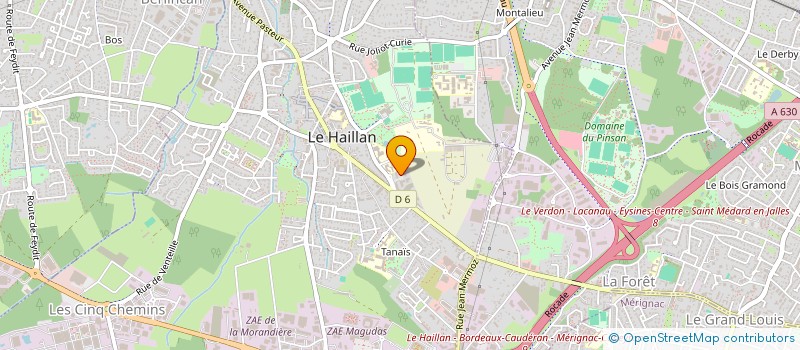 localisation de l'entreprise LE DOMAINE DE POSEIDON  LE HAILLAN