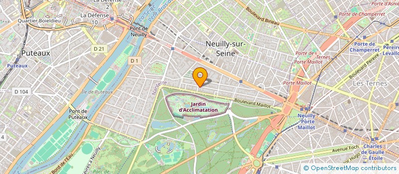 localisation de l'entreprise LE DOMAINE DE PRYE à NEUILLY-SUR-SEINE