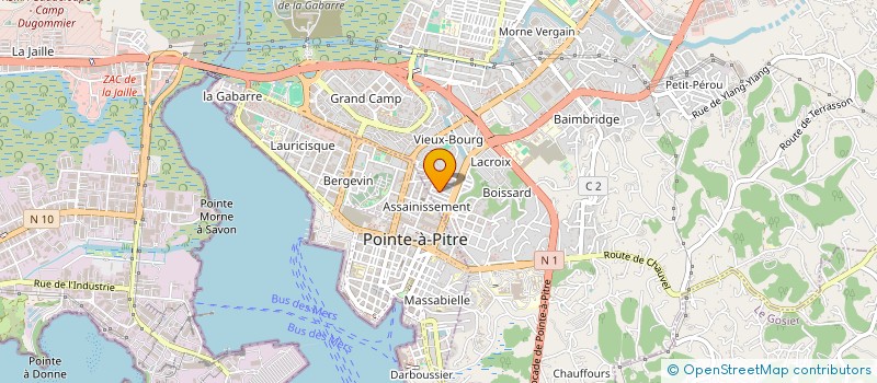 localisation de l'entreprise LE DOMAINE DE RAYMOND MINY SCCV à LES ABYMES