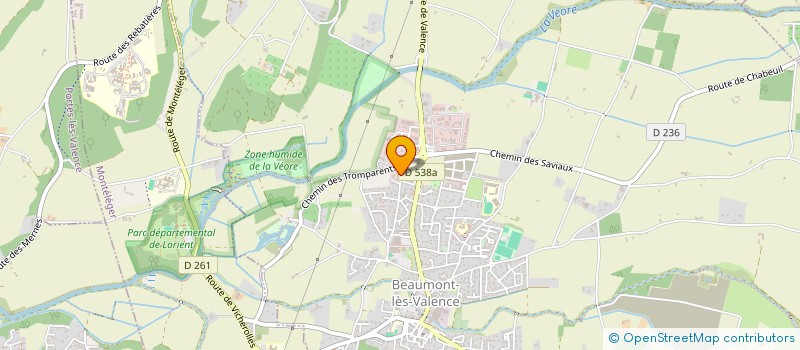 localisation de l'entreprise LE DOMAINE DE SIRIUS à BEAUMONT-LES-VALENCE
