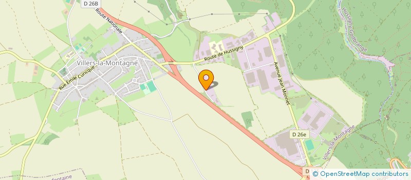 localisation de l'entreprise LE DOMAINE DE TRESO à VILLERS-LA-MONTAGNE