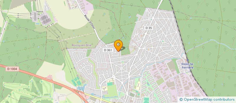 localisation de l'entreprise LE DOMAINE DES AGNEAUX  OZOIR LA FERRIERE