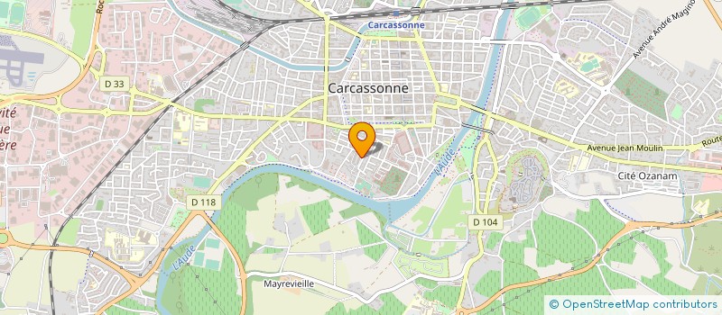 localisation de l'entreprise LE DOMAINE DES CAPUCINS  CARCASSONNE