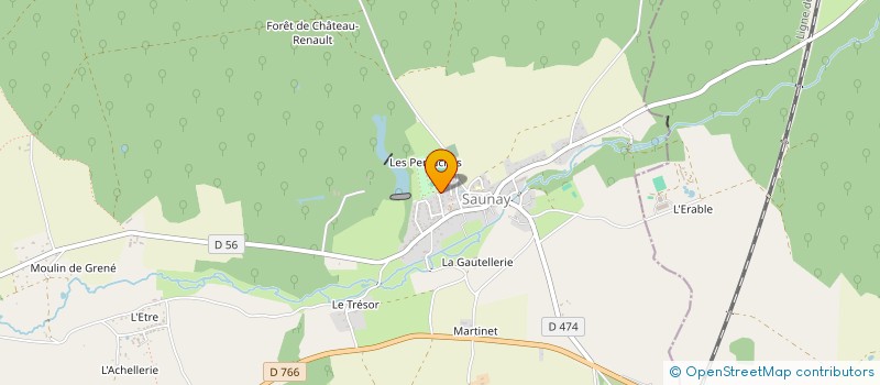 localisation de l'entreprise LE DOMAINE DES COURTILS  SAUNAY