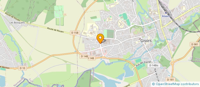 localisation de l'entreprise LE DOMAINE DES DEPOTS MILLENAIRES à GISORS