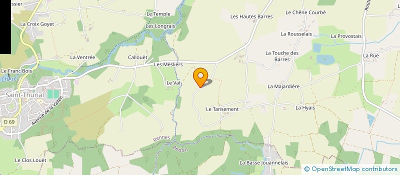 localisation de l'entreprise LE DOMAINE DES FAVRAIS  BREAL-SOUS-MONTFORT