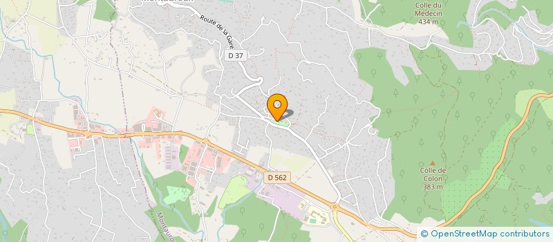 localisation de l'entreprise LE DOMAINE DES FLORALIES  MONTAUROUX