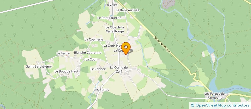 localisation de l'entreprise LE DOMAINE DES HAYES  MAXENT