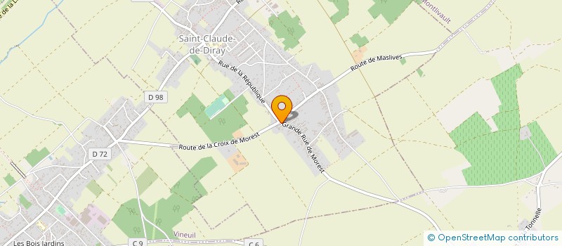 localisation de l'entreprise LE DOMAINE DES MARMOTTES  SAINT-CLAUDE-DE-DIRAY