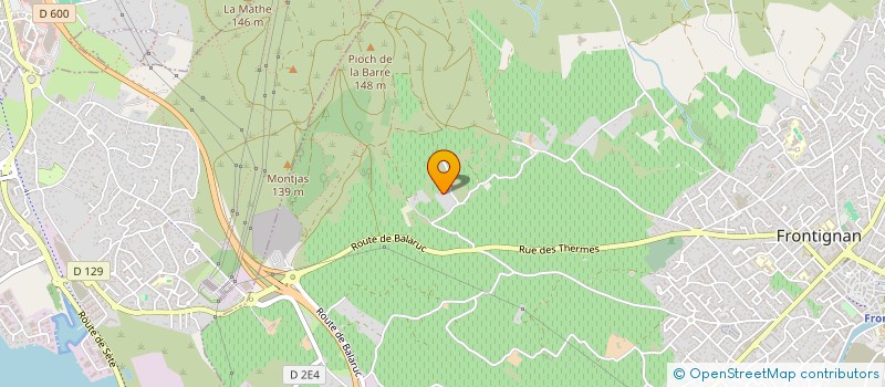 localisation de l'entreprise LE DOMAINE DES PIERRES  VIC-LA-GARDIOLE