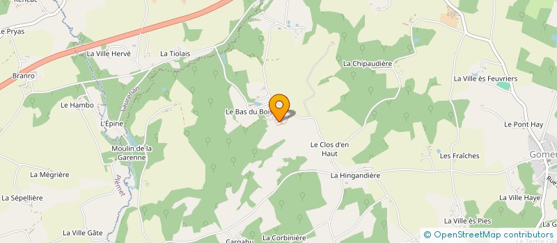 localisation de l'entreprise LE DOMAINE DES ROCHES'L à GOMENE