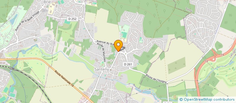 localisation de l'entreprise LE DOMAINE DES SAPINS  SANTENY