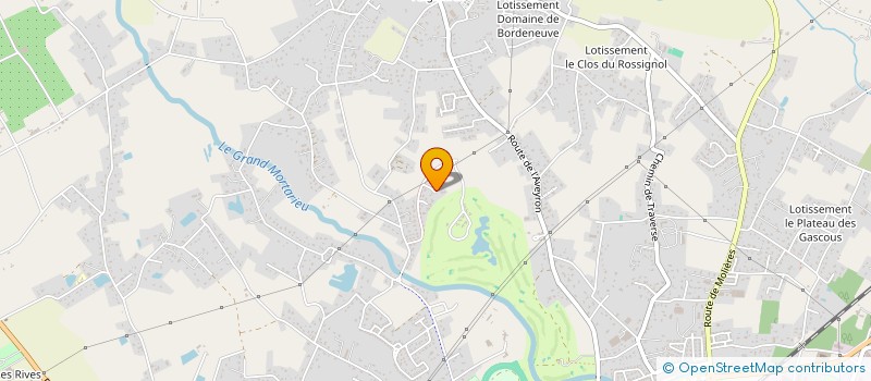 localisation de l'entreprise LE DOMAINE DES SAULES D OR  MONTAUBAN