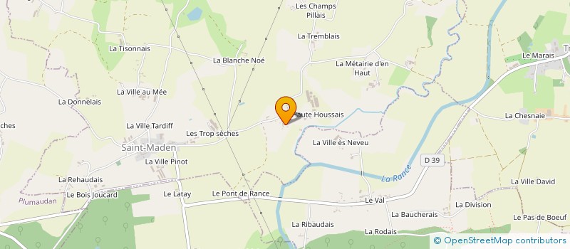 localisation de l'entreprise LE DOMAINE DES SONGES  SAINT-MADEN