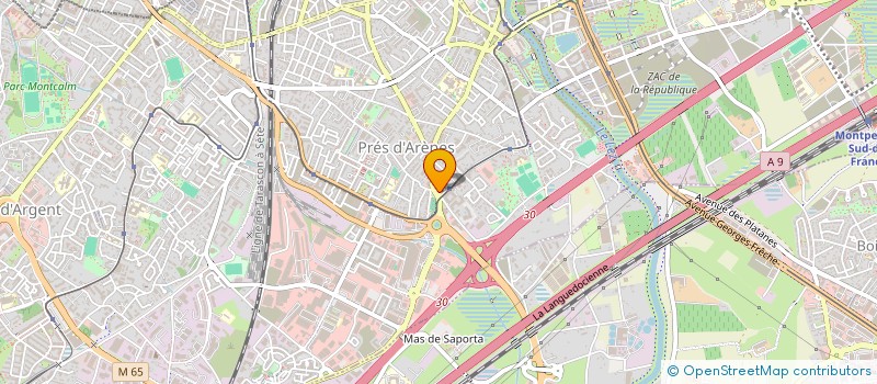 localisation de l'entreprise LE DOMAINE DES SOURCES à MONTPELLIER