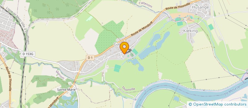 localisation de l'entreprise LE DOMAINE DES VAILLANTS  THIONVILLE