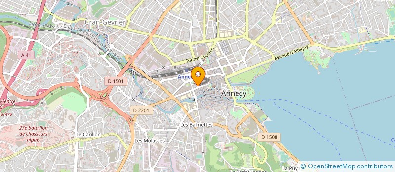 localisation de l'entreprise LE DOMAINE DU CHERAN à ANNECY