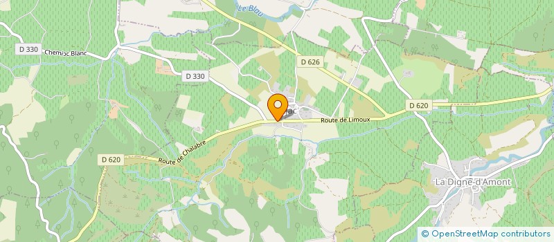 localisation de l'entreprise LE DOMAINE DU CROCUS BLEU  AJAC