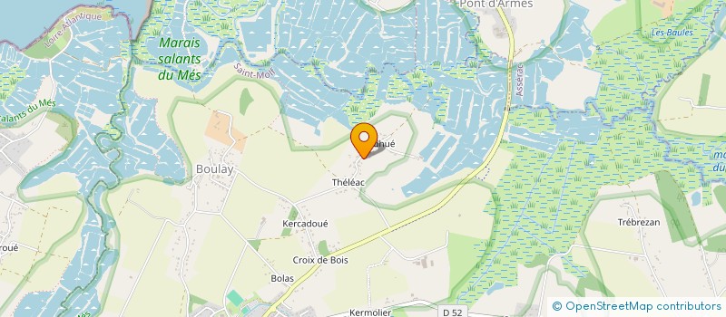 localisation de l'entreprise LE DOMAINE DU GAULOIS  SAINT-MOLF