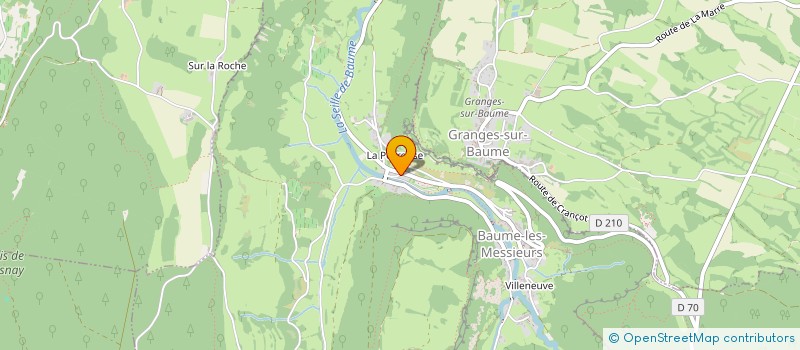 localisation de l'entreprise LE DOMAINE DU LYNX  BAUME-LES-MESSIEURS