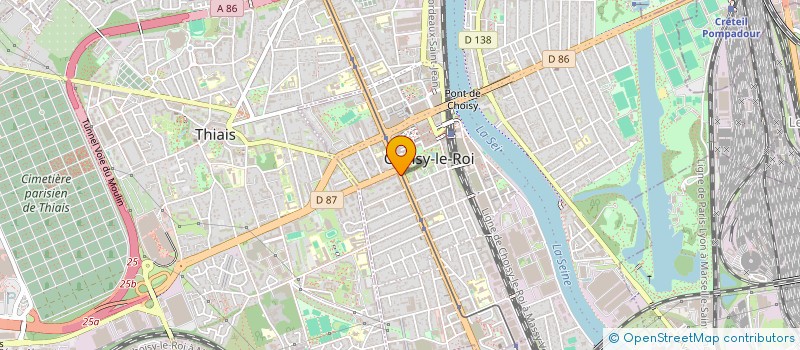 localisation de l'entreprise LE DOMAINE DU MOULIN  CHOISY-LE-ROI