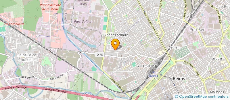 localisation de l'entreprise LE DOMAINE DU PARC à REIMS